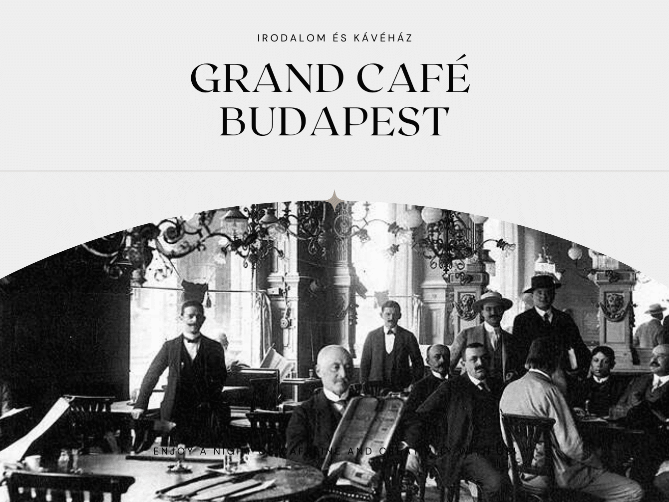 Grand Café Budapest (Illusztráció: Laklia Nándor)